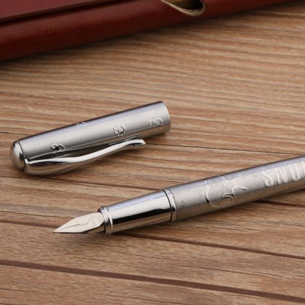 brand 707 stainless steel fountain pen blade nib school student office gifts stationery ink pens
brand 707 stainless steel fountain pen blade nib school student office gifts stationery ink pens