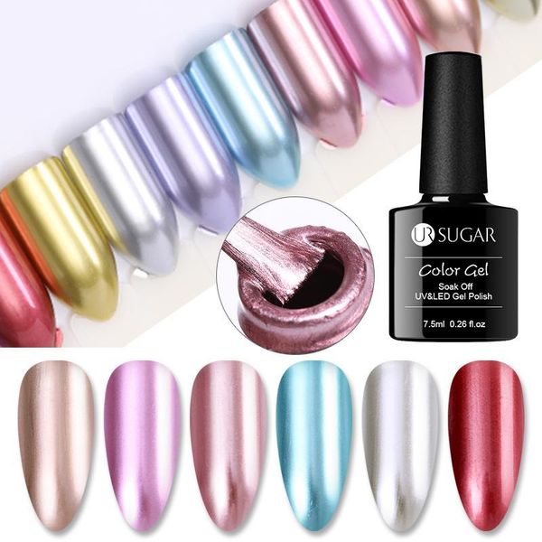 sugar 7.5ml metallic mirror gel nail polish soak off uv varnish rose gold silver manicure art lacquer diy1, Red;pink
sugar 7.5ml metallic mirror gel nail polish soak off uv varnish rose gold silver manicure art lacquer diy1, Red;pink