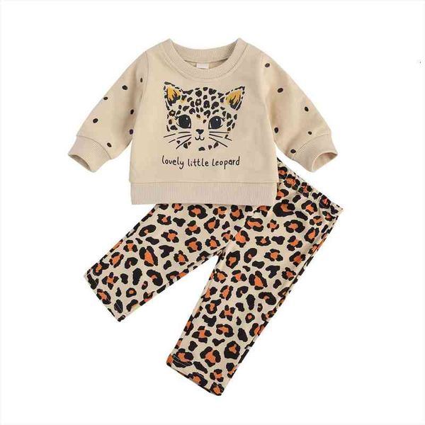 0 3years newborn infant baby girls 2pcs outfits sets cartoon leopard print long sleeve pullover sweatshirt pants, White
0 3years newborn infant baby girls 2pcs outfits sets cartoon leopard print long sleeve pullover sweatshirt pants, White
