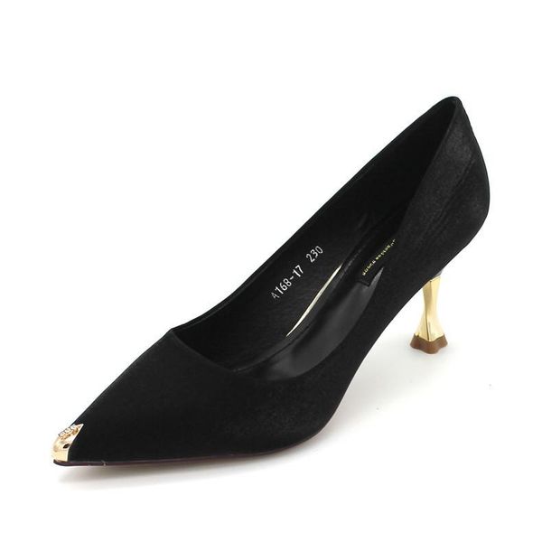 dress shoes women's spring korean style high heels stiletto shallow mouth professional working women single, Black
dress shoes women's spring korean style high heels stiletto shallow mouth professional working women single, Black