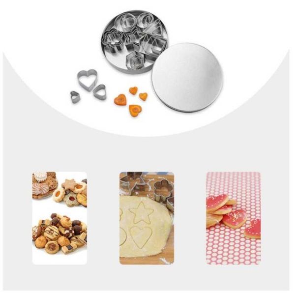 baking moulds 24pc stainless steel cookie mold pastry slicers easter cookies cutter diy pancakes decorating gadgets kitchen tool
baking moulds 24pc stainless steel cookie mold pastry slicers easter cookies cutter diy pancakes decorating gadgets kitchen tool