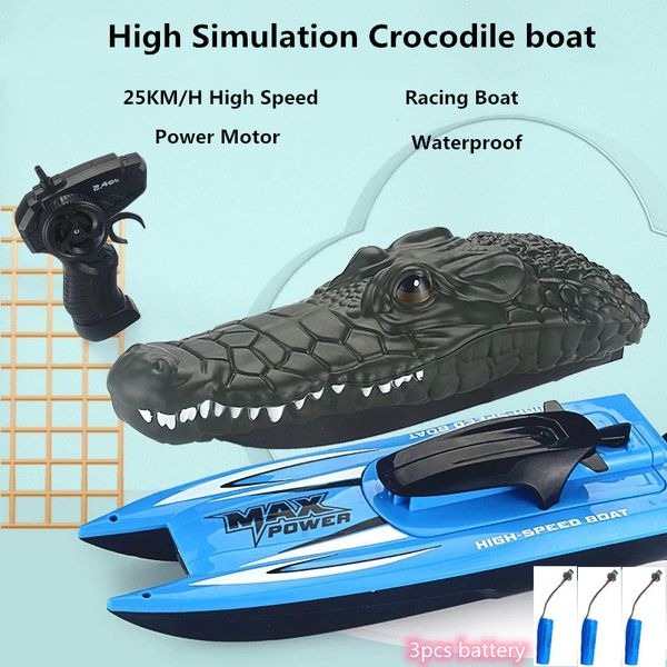 2.4g crocodile boat 25km/h high speed rc racing speedboat waterproof navigation crash-anti induction crocodile cover boat toys
2.4g crocodile boat 25km/h high speed rc racing speedboat waterproof navigation crash-anti induction crocodile cover boat toys