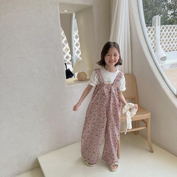 girls overalls kids clothes summer floral printed overall baby girl casual all match for 2-8 years jumpsuits, Blue
girls overalls kids clothes summer floral printed overall baby girl casual all match for 2-8 years jumpsuits, Blue