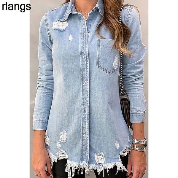 women's jackets long-sleeved denim jacket fall/winter style european and american solid color ripped ladies zhf0, Black;brown
women's jackets long-sleeved denim jacket fall/winter style european and american solid color ripped ladies zhf0, Black;brown