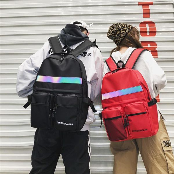backpack 2021 designed women school bags oxford reflective stripe men's lapbackpacks large capacity travel bagpack
backpack 2021 designed women school bags oxford reflective stripe men's lapbackpacks large capacity travel bagpack