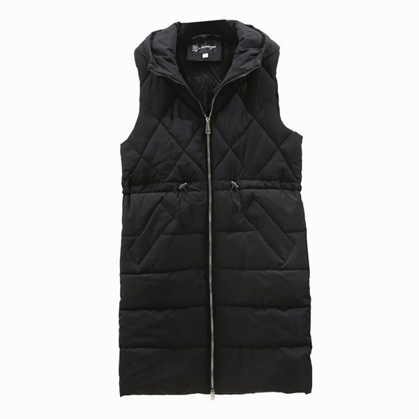 women's vests rlyaeiz 2021 winter women vest thick warm cotton down fashion mid-long hooded sleeveless waistcoat chaleco mujer, Black;white
women's vests rlyaeiz 2021 winter women vest thick warm cotton down fashion mid-long hooded sleeveless waistcoat chaleco mujer, Black;white