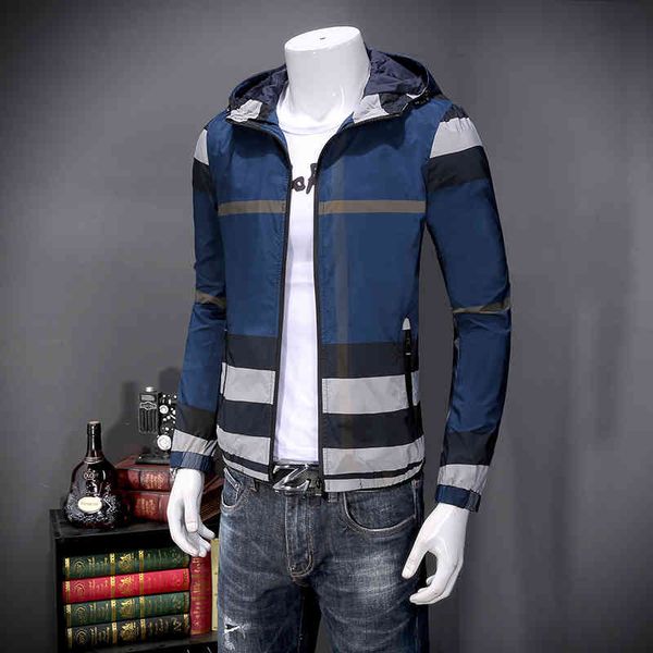 men's jackets men's jacket spring and autumn thin plaid hooded korean slim zipper shirt d6oa, Black;brown
men's jackets men's jacket spring and autumn thin plaid hooded korean slim zipper shirt d6oa, Black;brown