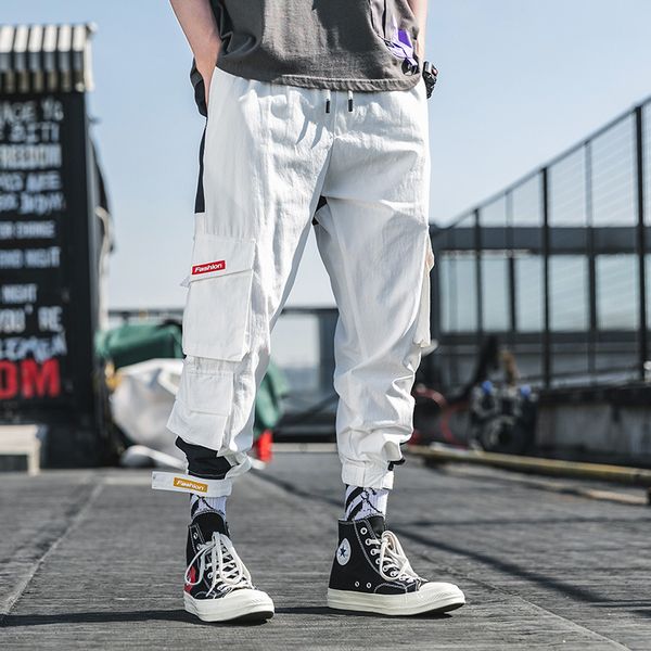 skill elastic waist joggers street ankle length large pocket fashion cargo abz454 pants, Black
skill elastic waist joggers street ankle length large pocket fashion cargo abz454 pants, Black