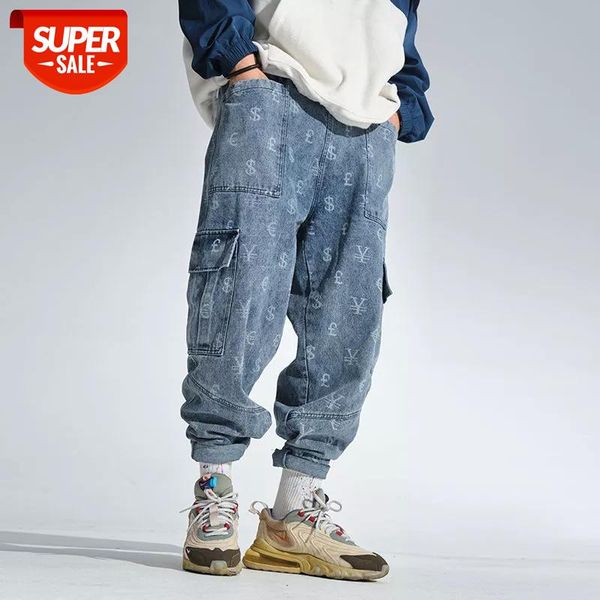 2020 men's loose haren pants oversized printing casual baggy homme cargo pocket jeans biker denim trousers big size -5xl #xg08, Blue
2020 men's loose haren pants oversized printing casual baggy homme cargo pocket jeans biker denim trousers big size -5xl #xg08, Blue