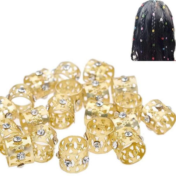 hair clips & barrettes 10pcs dread braids gold silver color micro lock tube beads adjustable cuffs for accessories, Golden;silver
hair clips & barrettes 10pcs dread braids gold silver color micro lock tube beads adjustable cuffs for accessories, Golden;silver
