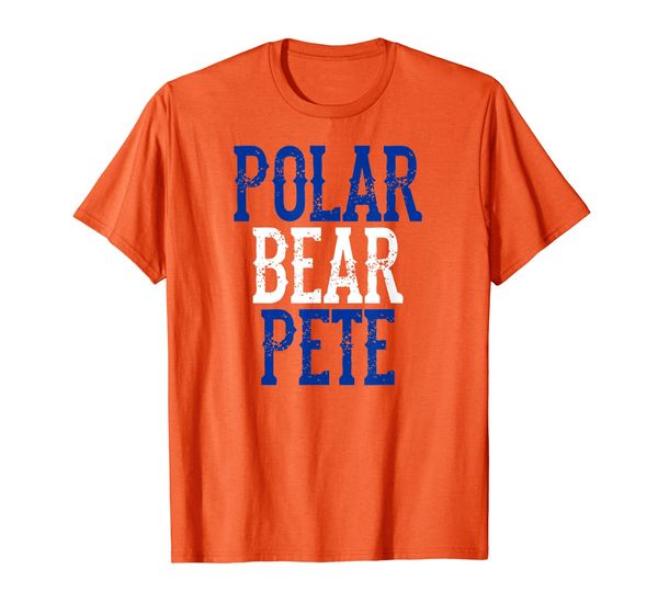 orange polar bear pete t-shirt, White;black
orange polar bear pete t-shirt, White;black