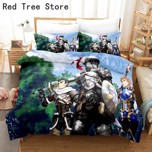 bedding sets goblin slayer japan anime set kids boy bed linen quilt 2/3pcs duvet cover 3d home textile single double king size
bedding sets goblin slayer japan anime set kids boy bed linen quilt 2/3pcs duvet cover 3d home textile single double king size
