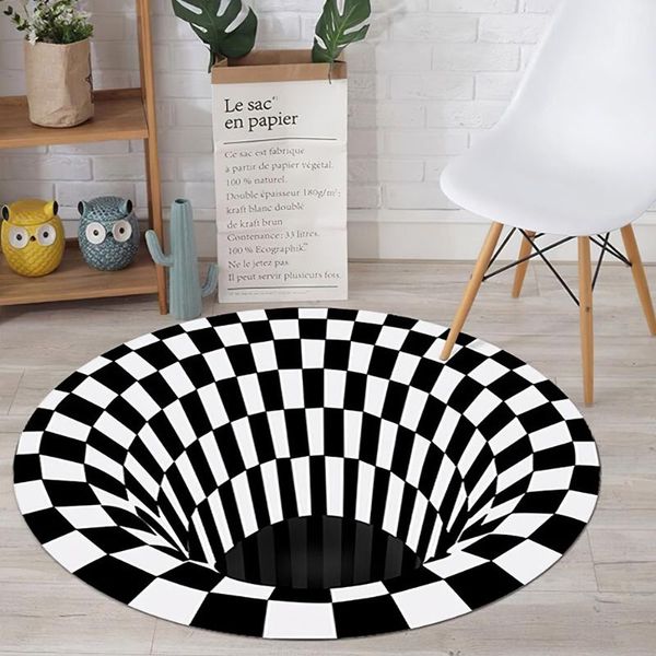 80cm diameter round rug 3d vortex visual illusion carpet living room rugs bedroom non-slip doormat blanket carpets
80cm diameter round rug 3d vortex visual illusion carpet living room rugs bedroom non-slip doormat blanket carpets