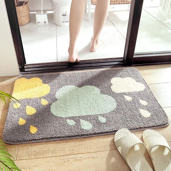 bath mats modern simple flocking household non-slip floor mat bathroom door absorptive foot
bath mats modern simple flocking household non-slip floor mat bathroom door absorptive foot