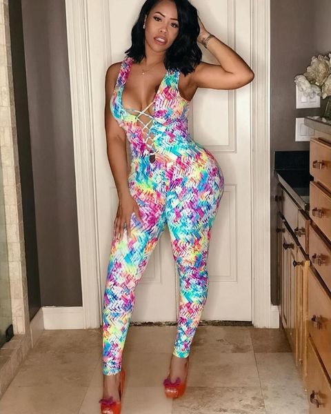 women's jumpsuits & rompers ahvit multi color printed off the shoulder straps women jumpsuit deep v neck sleeveless bow decorate romper, Black;white
women's jumpsuits & rompers ahvit multi color printed off the shoulder straps women jumpsuit deep v neck sleeveless bow decorate romper, Black;white