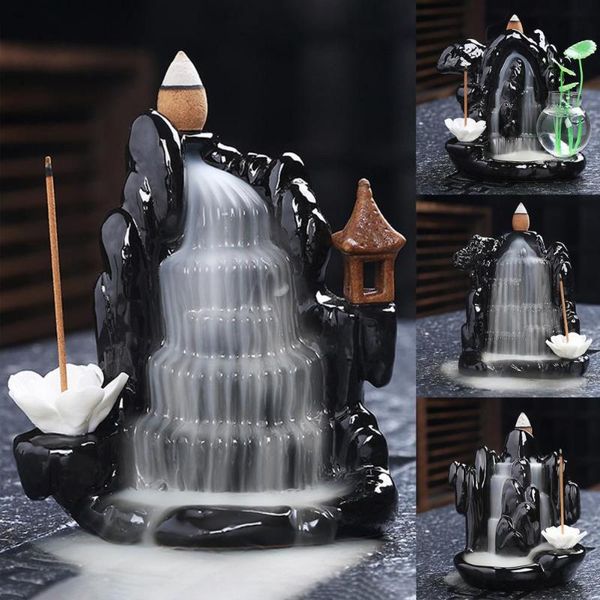 backflow incense burner waterfall ceramic smoke censer handicraft holder desk home decor teahouse ornament fragrance lamps
backflow incense burner waterfall ceramic smoke censer handicraft holder desk home decor teahouse ornament fragrance lamps