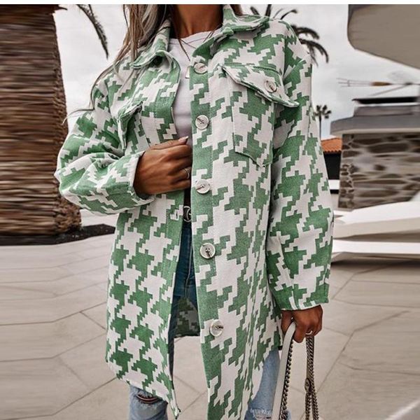 women's jackets autumn winter 2021 women button jacket coat fashion casual print elegant single breasted long sleeve outerwear, Black;brown
women's jackets autumn winter 2021 women button jacket coat fashion casual print elegant single breasted long sleeve outerwear, Black;brown