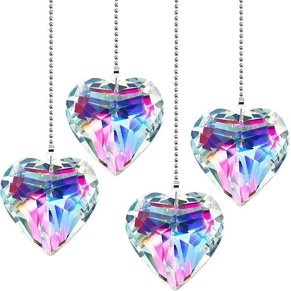 decorative objects & figurines 4 pcs crystal ceiling fan pull chain rainbow maker extension with connector for light (heart)
decorative objects & figurines 4 pcs crystal ceiling fan pull chain rainbow maker extension with connector for light (heart)
