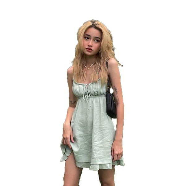 european and american suspender dress style women's high waist loose solid color backless fashion women, Black;gray
european and american suspender dress style women's high waist loose solid color backless fashion women, Black;gray