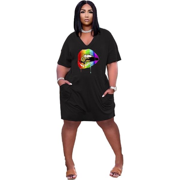 lip printed summer dresses for women clothing product beach holiday loose oversized t-shirt y2k casual dress 210525, Black;white
lip printed summer dresses for women clothing product beach holiday loose oversized t-shirt y2k casual dress 210525, Black;white