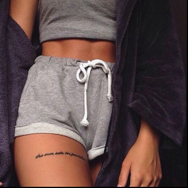 womens shorts women summer trackpants workout fitness high waist bandage belt outwear selling, White;black
womens shorts women summer trackpants workout fitness high waist bandage belt outwear selling, White;black