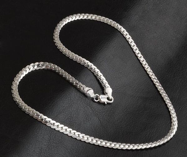925 sterling silver necklace 18k gold 5mm full sideways necklace for women men party gifts fashion engagement wedding jewelry gc608
925 sterling silver necklace 18k gold 5mm full sideways necklace for women men party gifts fashion engagement wedding jewelry gc608