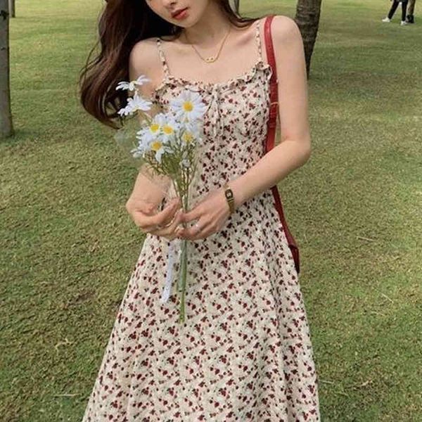 dresses 2021 summersweet strap women sleeveless elegant floral printed lace-up beach one piece dress korean square collar, Black;gray
dresses 2021 summersweet strap women sleeveless elegant floral printed lace-up beach one piece dress korean square collar, Black;gray