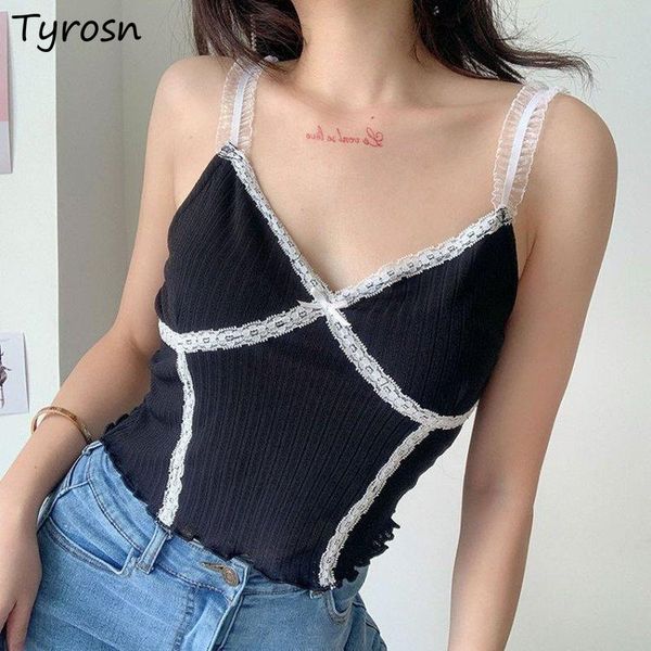 women's tanks & camis women camisoles lace spliced sweet lovely temperament retro v-neck backless teens french style crop slim she, White
women's tanks & camis women camisoles lace spliced sweet lovely temperament retro v-neck backless teens french style crop slim she, White