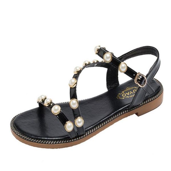 sandals punk pearls summer women elegant lady outdoor slippers platform thick sole pu leather beach cool female 2021 trends, Black
sandals punk pearls summer women elegant lady outdoor slippers platform thick sole pu leather beach cool female 2021 trends, Black