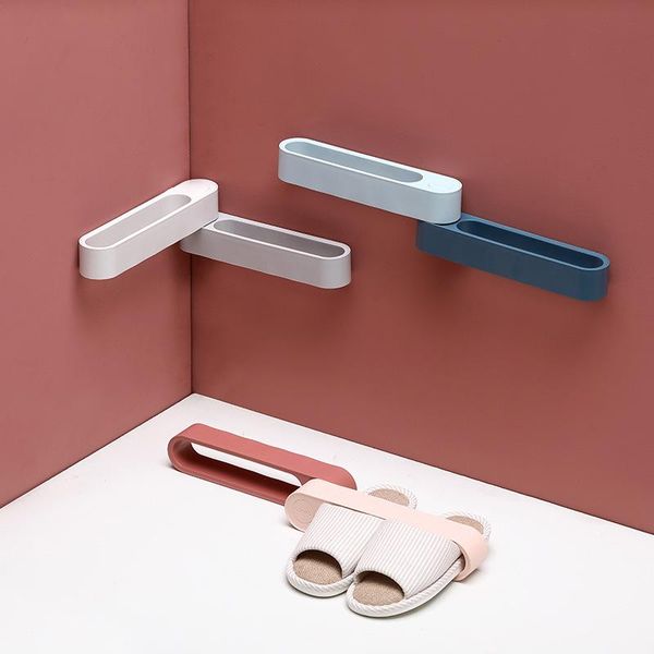 rotating wall-mounted slipper shoe rack bathroom foldable slippers punch organizer clothing & wardrobe storage
rotating wall-mounted slipper shoe rack bathroom foldable slippers punch organizer clothing & wardrobe storage