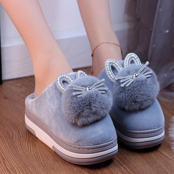 women platform slippers ladies rhinestone warm lovely slipper female indoor house shoes woman comfort winter shoe 2021, Black
women platform slippers ladies rhinestone warm lovely slipper female indoor house shoes woman comfort winter shoe 2021, Black