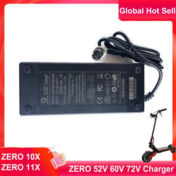 Image of Original Charger Zero 8X 10X 11X DDM Mini Plus Vsett scooter Electric Scooter 52V 60V 72V Spare Parts
