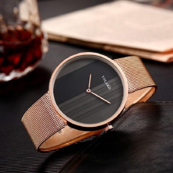 wristwatches watches for women yolako zegarek damski simple large dial ladies rose gold quartz fashion steel relogio, Slivery;brown
wristwatches watches for women yolako zegarek damski simple large dial ladies rose gold quartz fashion steel relogio, Slivery;brown