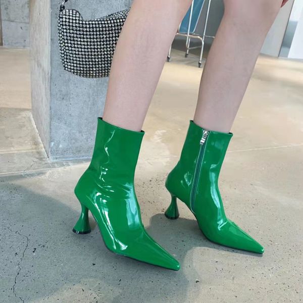 dress shoes outono inverno botas femininas de couro patente confortável copo salto alto ankle boots moda saltos altos chelsea curtas jrvv, Black
dress shoes outono inverno botas femininas de couro patente confortável copo salto alto ankle boots moda saltos altos chelsea curtas jrvv, Black