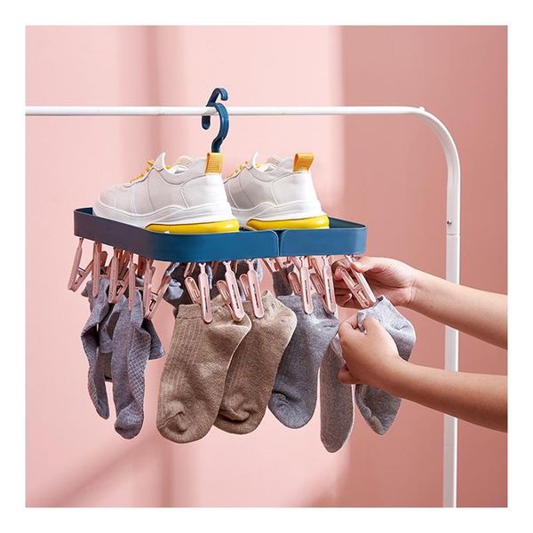 hangers & racks 22 clips foldingdrying rack underwear sock towel shoe space saving clothes clip hanger balcony household
hangers & racks 22 clips foldingdrying rack underwear sock towel shoe space saving clothes clip hanger balcony household