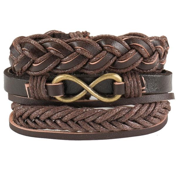 charm bracelets infinity cross 3pcs/set handmade fashion vintage punk female femme homme male men leather bracelet for women jewelry, Golden;silver
charm bracelets infinity cross 3pcs/set handmade fashion vintage punk female femme homme male men leather bracelet for women jewelry, Golden;silver