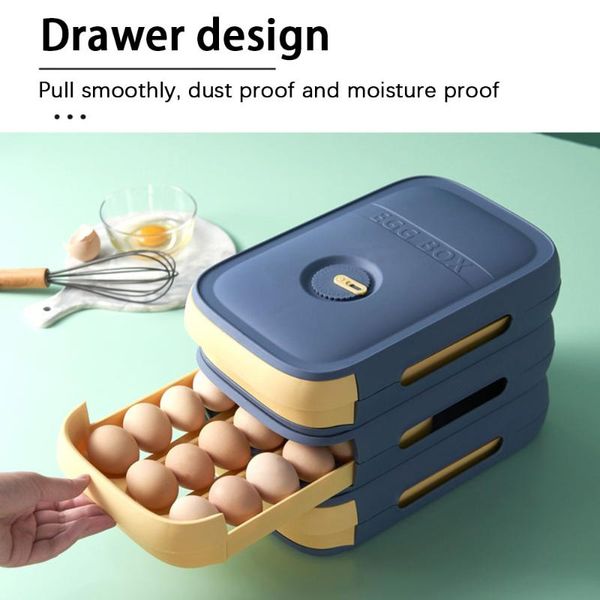 storage bottles & jars refrigerator egg box drawer fridge fresh keeping holder household kitchen stackable tray container
storage bottles & jars refrigerator egg box drawer fridge fresh keeping holder household kitchen stackable tray container