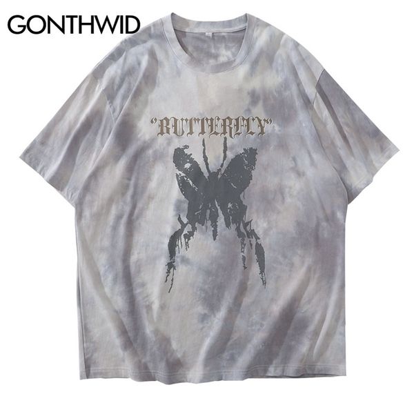 gonthwid distressed butterfly print tie dye tshirts streetwear harajuku hip hop casual cotton short sleeve tees shirts mens 210409, White;black
gonthwid distressed butterfly print tie dye tshirts streetwear harajuku hip hop casual cotton short sleeve tees shirts mens 210409, White;black