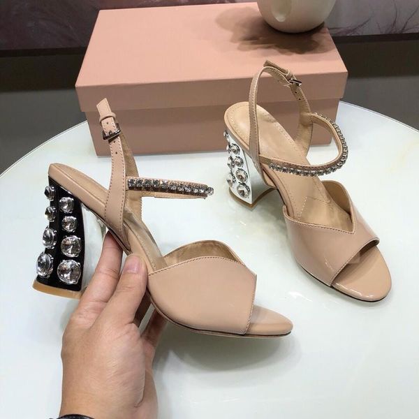 2021est summer shoes woman fashion patent leather ankle-strap sandals open-toes strange style botas mujer, Black
2021est summer shoes woman fashion patent leather ankle-strap sandals open-toes strange style botas mujer, Black