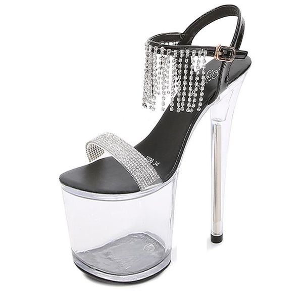 1986-b2 show shoes thin heel black platform 20cm high sandals women's summer wedding dress
1986-b2 show shoes thin heel black platform 20cm high sandals women's summer wedding dress