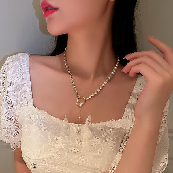pendant necklaces korean pearl necklace collares statement wedding gold color rhinestone butterfly chain for women jewelry, Silver
pendant necklaces korean pearl necklace collares statement wedding gold color rhinestone butterfly chain for women jewelry, Silver