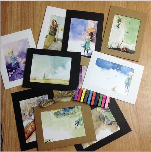 frames and mouldings 10pcs/lot 7inch brown paper frame home decor wall picture po section hanging rope with colorful wooden clips
frames and mouldings 10pcs/lot 7inch brown paper frame home decor wall picture po section hanging rope with colorful wooden clips