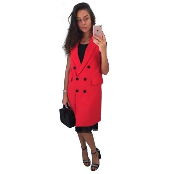 women's vests taotrees women autumn vest red white pink and yellow lapel solid color coat, Black;white
women's vests taotrees women autumn vest red white pink and yellow lapel solid color coat, Black;white