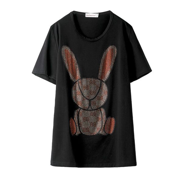 women fashion diamond short sleeve t-shirt summer black personality loose t shirts female korean plus size & tees tx161, White
women fashion diamond short sleeve t-shirt summer black personality loose t shirts female korean plus size & tees tx161, White