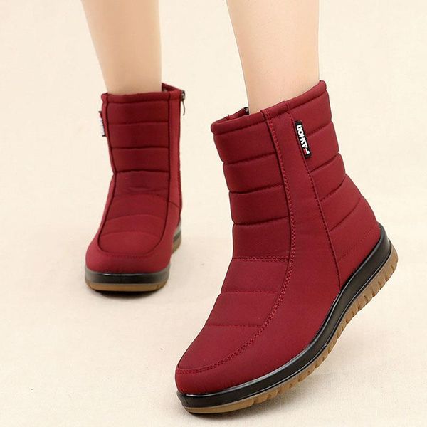 boots 2021 waterproof down snow women warm faux fur non-slip wedges shoes thick plush booties casual female high ankle, Black
boots 2021 waterproof down snow women warm faux fur non-slip wedges shoes thick plush booties casual female high ankle, Black