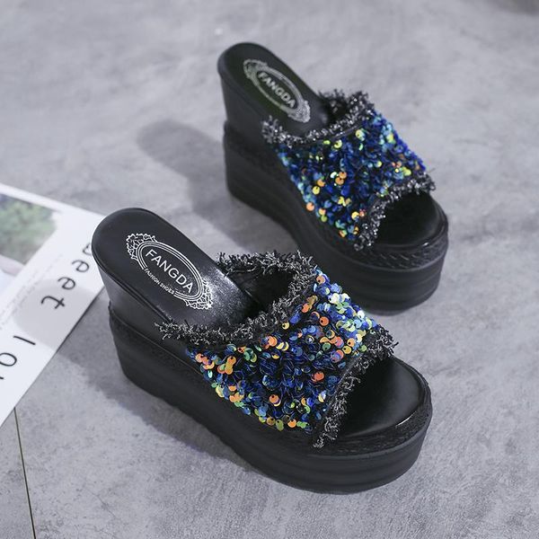 women bling high heel pumps ladies mules wedding shoes wedges slides party sandals platform slipper peep toe zapatos de mujer slippers, Black
women bling high heel pumps ladies mules wedding shoes wedges slides party sandals platform slipper peep toe zapatos de mujer slippers, Black