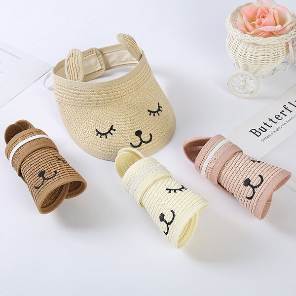 summer sunscreen children's hat korean style baby empty sunshade straw hat, Yellow
summer sunscreen children's hat korean style baby empty sunshade straw hat, Yellow