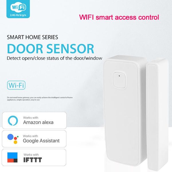 smart home control tuya wifi door window sensor open/closed alarm detectors life app remote work with alexa google
smart home control tuya wifi door window sensor open/closed alarm detectors life app remote work with alexa google