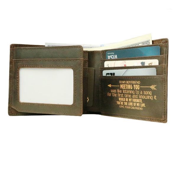 engraved mens tri-fold wallet personalized leather for men boyfriend love custom gifts wallets1, Red;black
engraved mens tri-fold wallet personalized leather for men boyfriend love custom gifts wallets1, Red;black
