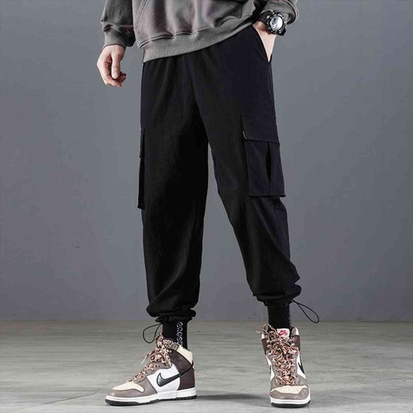 spring and summer casual fashion women pants solid color beamed straight cargo trend multi pocket, Black
spring and summer casual fashion women pants solid color beamed straight cargo trend multi pocket, Black